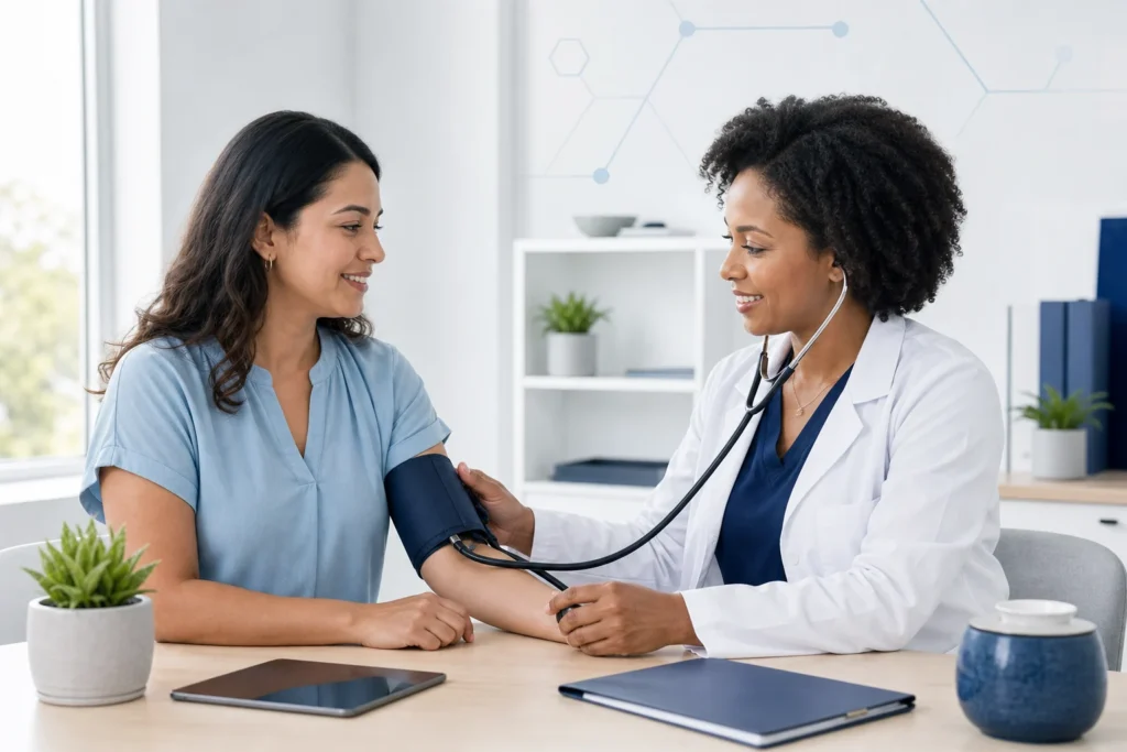 Primary care visit with a patient at Align Primary Care in Carrollton, Texas
