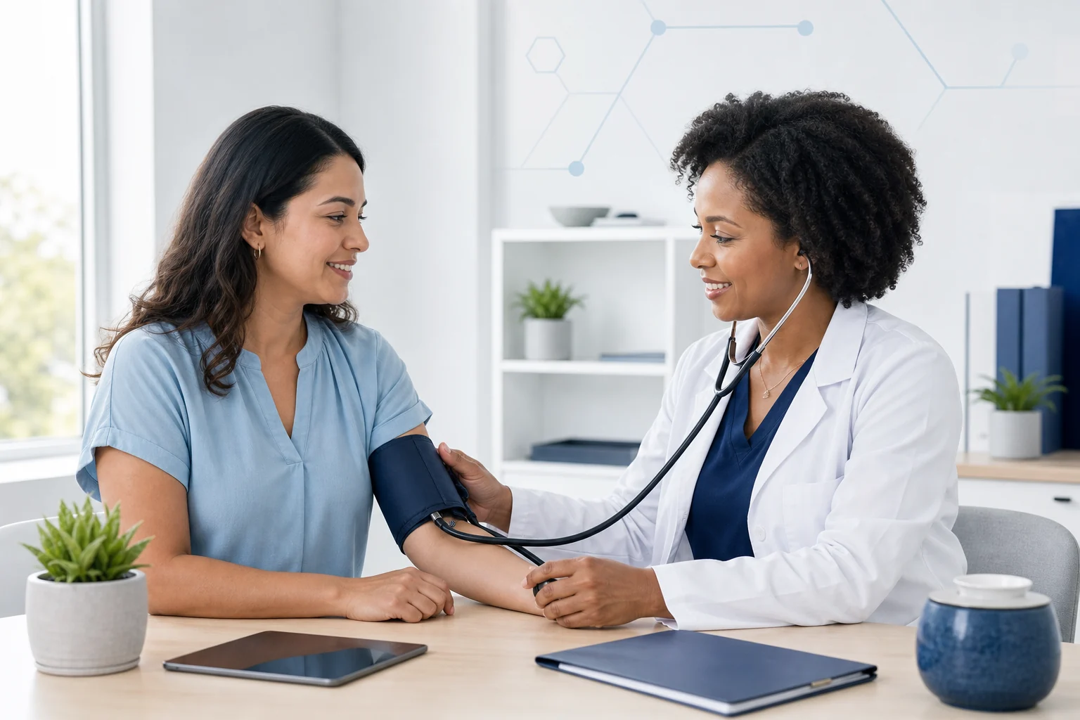 Primary care visit with a patient at Align Primary Care in Carrollton, Texas